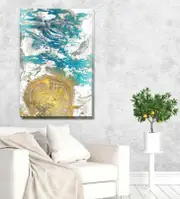 Abstract Stretched Canvas A362