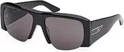 Sunglasses GCDS GD0054 01A shiny black 57/17/140 UNISEX, 01a Shiny Black, 57/17/140