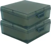 Bathroom Soap Dishes for Dr. Squatch Soap, Square Travel Soap Container with Lid