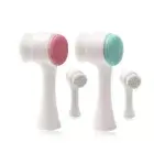 Face Cleansing Brush, Soft Facial-Washing Massager Scrubber , Duo Face Cleanser