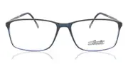 Silhouette SPX Illusion 2942 5010 Men's Glasses Blue Size 54 - Private Health Rebate - Blue Light Block Available