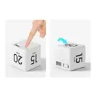 Productivity Cube Timer Gravity Sensor Flipping LED Display 4 Preset Time Du _$d
