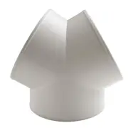 Easy Installation PVC Y Connector for Extractor Fans Efficient Airflow