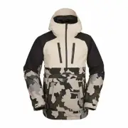 Volcom Brighton Pullover 2022 in Dark Grey, Drill Khaki, Resin Gold