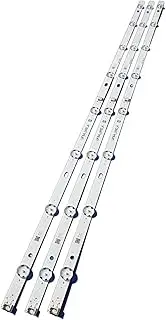 SCPCKZETZN LED Backlight Strip 8 Lamp Fit for LG Innotek 43inch UHD 1Bar 24EA 43uh619v 43UH610V 43UH6030 UF64 UHD_A 43LH5700 43LH60FHD