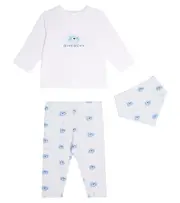 [Givenchy Kids] Givenchy Kids Baby T-shirt, leggings, and bib set M 12 multicoloured