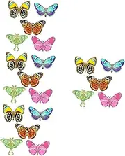 [WOFASHPURET] Butterfly Brooch Animal Brooch Pin Cute Pin Clothing Pin Butterfly Pin Beetle Jewelry Funny Brooch Badges Back Pin Cute Enamel Locking Pin for Hats Alloy