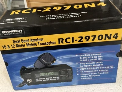 Ranger RCI 2970N4 AM FM SSB 10 Meter Radio 400W+ NEW IN BOX!!