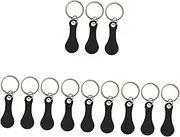 HOODANCOS Metal Keychain Tokens for Shopping Tey Portable Tey Removers Multi Use Key Rings for Cart Tokens Practical Everyday Companion for