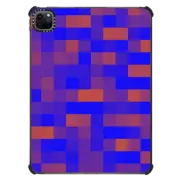 iPad Pro 11-inch (3rd/4th gen) iPad Impact Case Pixels red blue