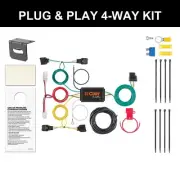 CURT 2018-2021 Hyundai Kona All Custom Wiring Harness, 4-Way Flat Output