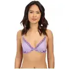 Natori 158990 Women's Feathers Contour Plunge Purple Bra Size 32C