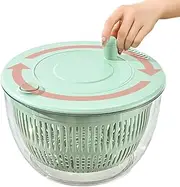 Veggie Washing Machine | Vegetables Washer Dryer | Salad Spinner | Multifunctional Household Fruit Dehydrator Drainer and Washer With Transparent Design for Kitchen Gadget