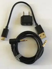 Sony Original Aux Audio,USB-C Cables & Air Conn For WH-1000XM4 WH1000XM5 3.5mm-