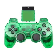 Wireless Vibrating Gamepad for Sony ps2 Gaming Controller for Playstation 2 Joystick for PC Joypad USB Game Controler Green