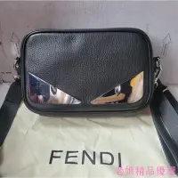 在飛比找Yahoo!奇摩拍賣優惠-FENDI芬迪 鏡面怪獸眼睛相機包 側背包