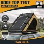 San Hima Kalbarri Gen 2 Roof Top Tent Hardshell Khaki + 200W Solar Panel