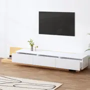 ALFORDSON 200-380cm TV Cabinet Entertainment Unit Extendable Stand Storage Shelf