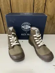 Palladium 24H Pampa x Alexmill Khaki Brown, 5.5 Men's/ 7 Women's