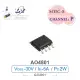 『堃喬』ALPHA & OMEGA AO4801 SOIC-8 30VP-Channel MOSFET