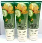 3 NEW BATH & BODY WORKS CUCUMBER MELON ULTRA SHEA BODY CREAM LOTION 8 OZ LARGE