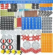 182 Technic Parts-Gear,Pins,Axles,Connectors for Lego Kits MOC STEM Projects Building Blocks