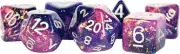 16mm Eternal Resin Polyhedral Dice Set: Purple/Blue (7)