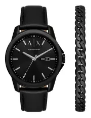 [Armani Exchange] Black Analogue Watch