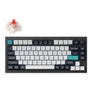 Keychron Q1 Max QMK/VIA Wireless Mechanical Carbon Black Keyboard - Red Switch [KBKCQ1MM1]