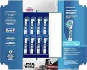 Oral-B Kids Star Wars Electric Toothbrush Heads Extra Soft Bristles for Children Aged 3+ in Mailbox Box Packaging Pack of 8