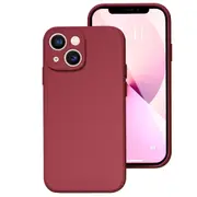 MCC iPhone 15 Plus Soft Liquid Silicone Shockproof Case Cover Apple 15Plus [Wine]