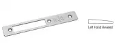 Aluminum Left Hand Beveled Faceplate for MS1853 Series Long Throw Deadlocks