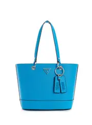 GUESS Women's Blue Noelle Small Elite Tote Bag