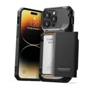 Damda Glide Pro Phone Case for iPhone 14 Pro Max, Sturdy Semi Groove Black
