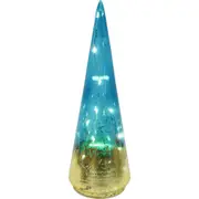 LVD LED Glass Tree Jewel Large Home/Office Decorative Display 9x28cm Blue