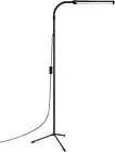 LED Floor Lamp with 360° Adjustable Gooseneck, Dimmable 2700-6500K Color Tempera