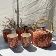 China Porcelain Teapot with Strainer Net High Capacity