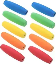 KICHOUSE 10pcs Crochet Hook Grips Set Ergonomic Crochet Hook Handle Multicolor Ergonomic Hook Handle Attachment Knitting Accessories