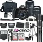 Canon EOS Rebel SL3 DSLR Camera Bundle (Black) with Canon EF-S 18-55mm...