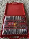 Milwaukee 3/8 in. drive Metric/SAE Mechanics Socket and Ratchet Set 56 pc