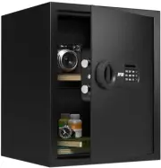 Deluxe Safe Lock Box Money Digital Keypad Steel Home Office Hotel Jewelry Cash