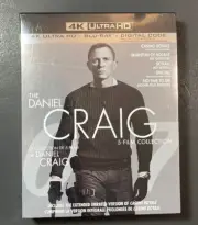 The Daniel Craig 5-Film Collection Box Set (4K Ultra HD + Blu-ray) NEW