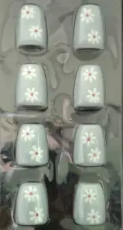 Pfaltzgraff Mini Salt & Pepper Shakers Dazee Sky 4 Sets Included: New Old Stock