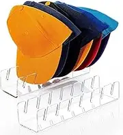 Hat Organizer for Baseball Caps (2 Packs) with Anti-Slip Pad for Display and Storage,Hat Hooks Hangers for Wall with Strong Adhesive or Wall Drilled Mounting (White)