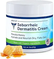 Seborrheic Dermatitis Cream with Manuka Honey, Coconut Oil and Aloe Vera - Moisturizing Face and.