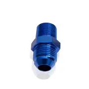 Aeroflow NPT To Straight Male Flare Adapter 1/2" To -4 Blue Finish