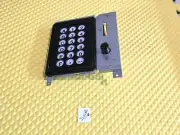 DIXIE NARCO BEV MAX 4 / 5800, 3800 KEY PAD, COIN INSERT BEZEL ASSEMBLY / Used