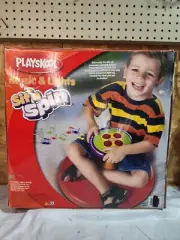 Vintage PLAYSKOOL Music and Lights SIT N AND SPIN 2003 Toy Plays 6 Rockin Tunes