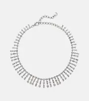 [Shay Jewelry] Shay Jewelry Triple Mixed Diamond 18kt white gold choker with diamonds One size white