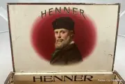 Rare Antique Cigar Box / Henner Manufacture / 1st District Ohio Factory